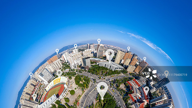 城市定位系统图片素材