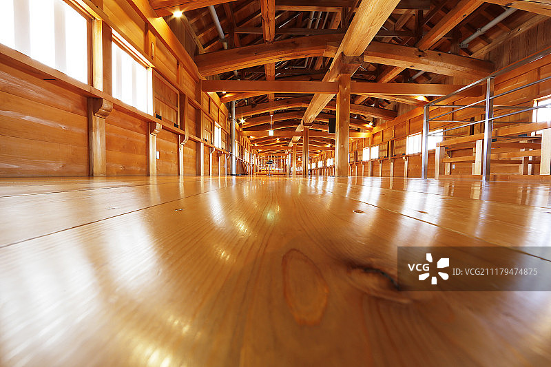 日本金泽古城木制展览空间图片素材