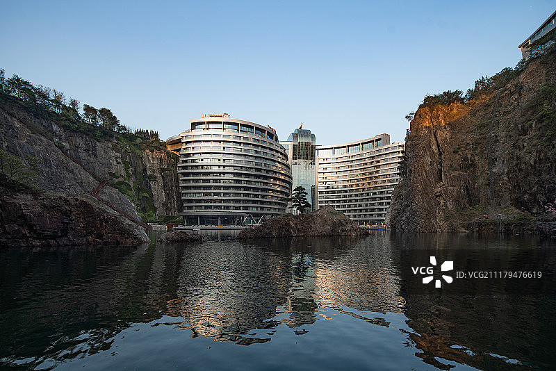 深坑酒店全景图片素材