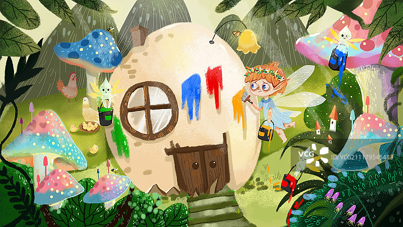 纠结的小精灵图片素材