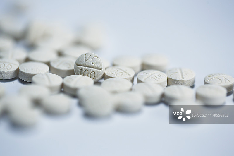 维C药片图片素材