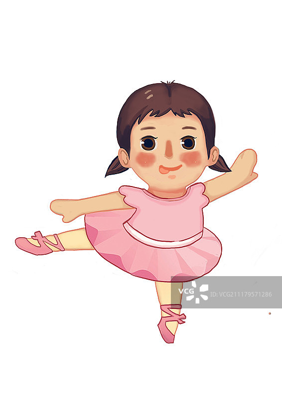 女孩跳舞图片素材