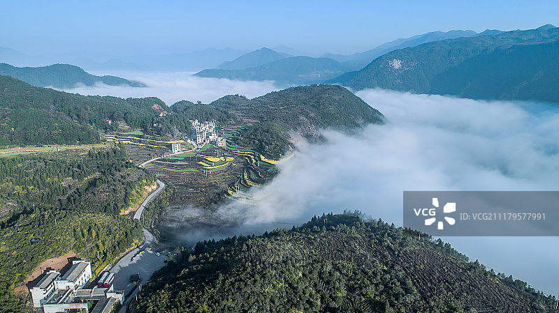 婺源云海图片素材