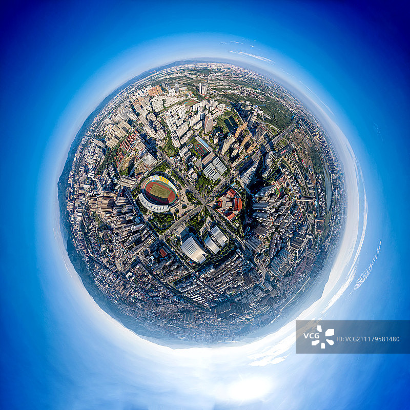 中国福建省莆田市360球形全景图片素材