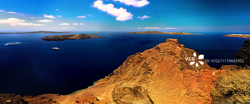 火山口景观图片素材