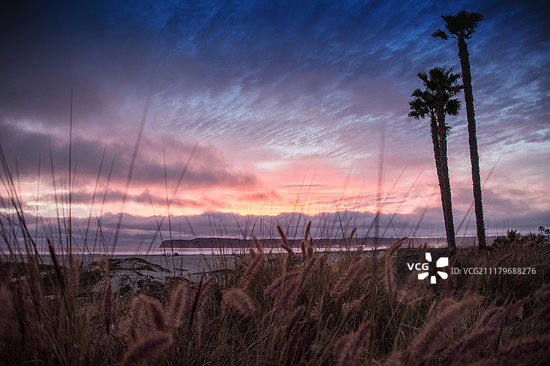 圣迭戈的日落图片素材