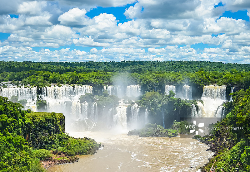 巴西伊瓜苏瀑布美景图片素材