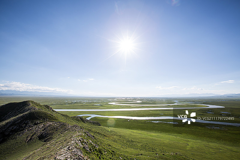 巴音布鲁克大草原图片素材