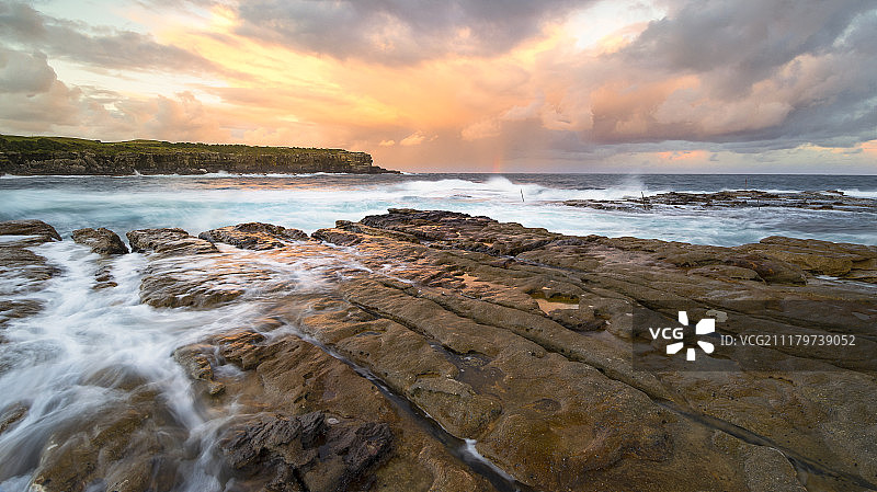 小海湾之光图片素材
