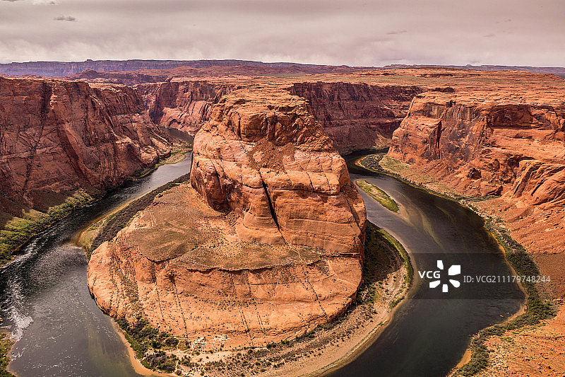 科罗拉多河马蹄湾，亚利桑那州图片素材