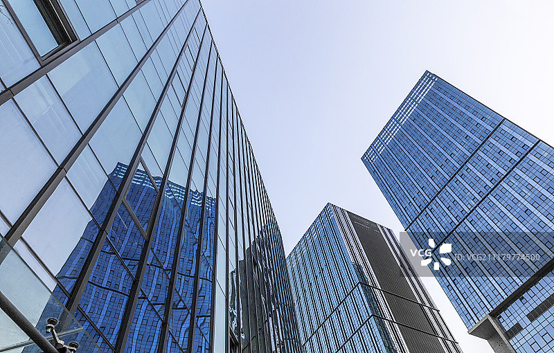 仰望高楼写字楼CBD图片素材