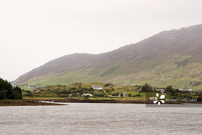 山坡上的房屋（1）图片素材