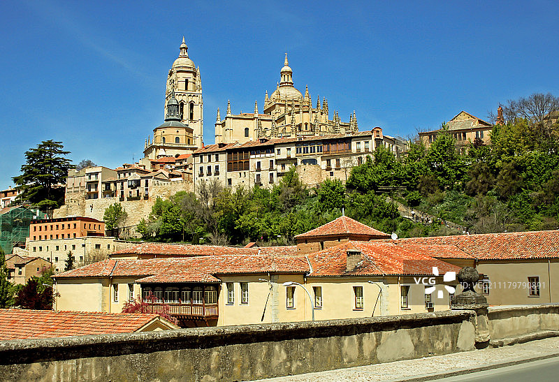 塞哥维亚大教堂景观图片素材