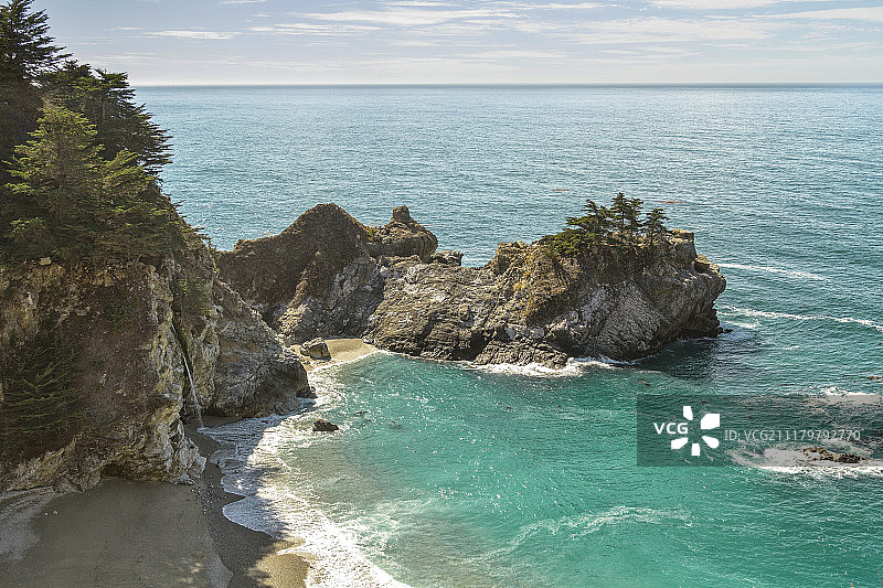 麦克威瀑布 - 加利福尼亚州图片素材