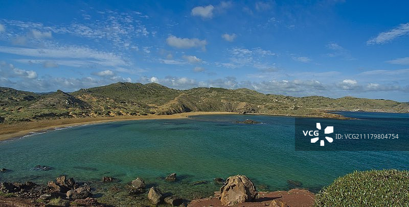 梅诺卡岛的骑兵海滩图片素材