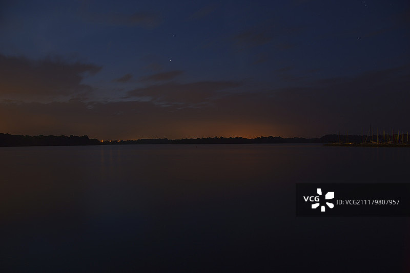 帕特斯沃尔德湖日出图片素材