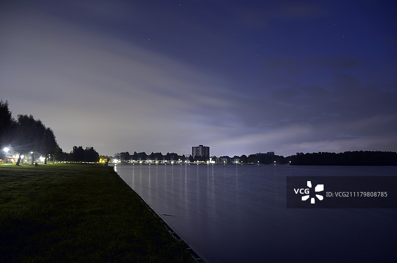 帕特斯沃尔德湖日出图片素材