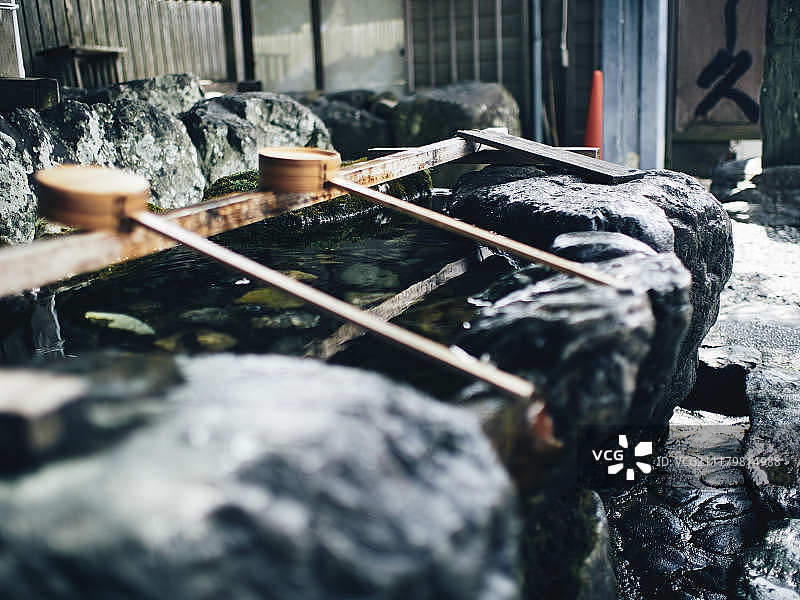 日式手水舍图片素材