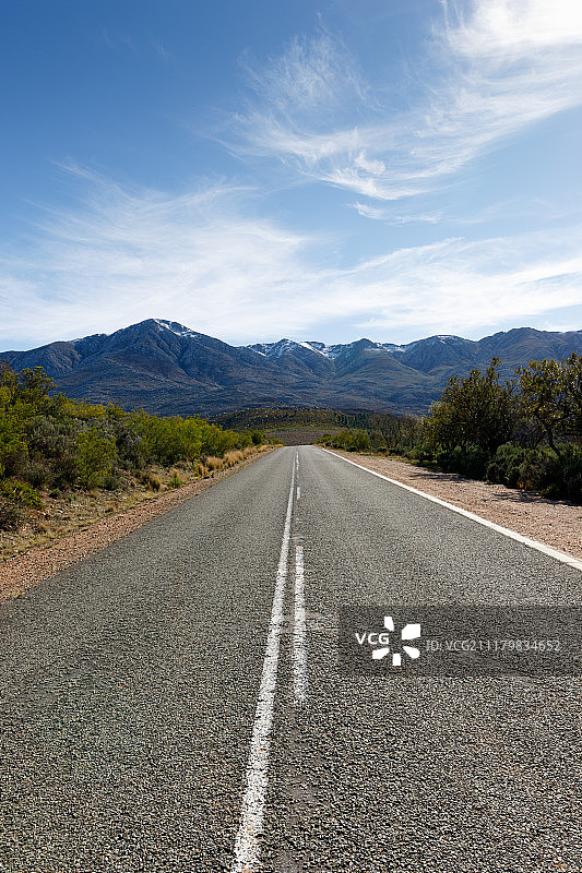 通往斯瓦特贝格自然保护区的路图片素材