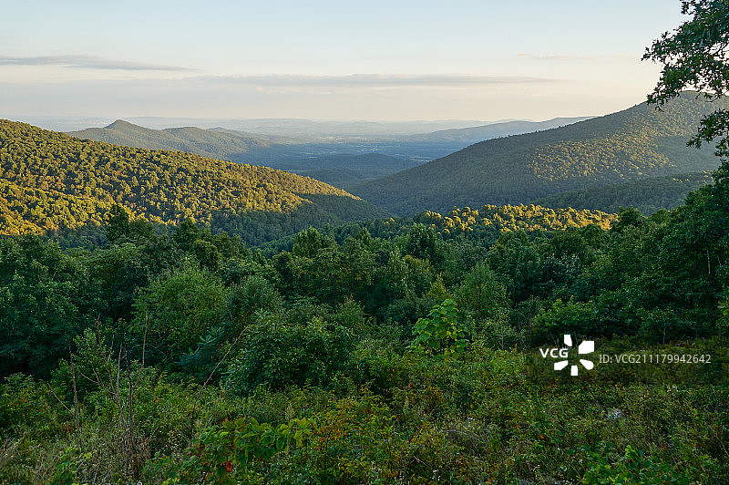 谢南多厄国家公园的多伊尔斯河观景点图片素材