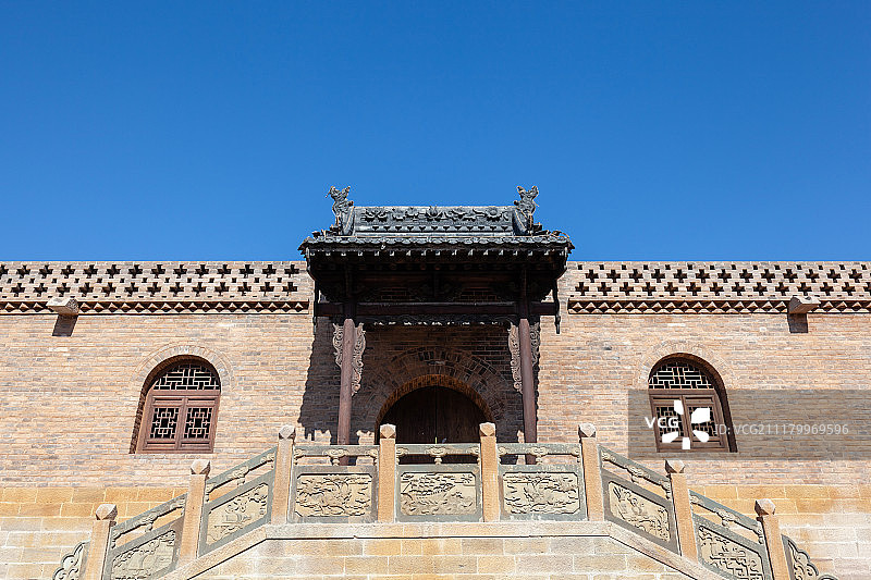 山西吕梁碛口古镇图片素材