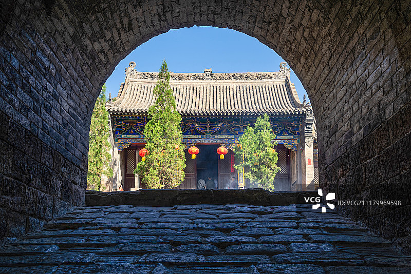 山西吕梁碛口古镇图片素材