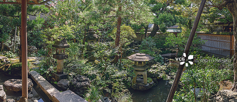 日式花园图片素材