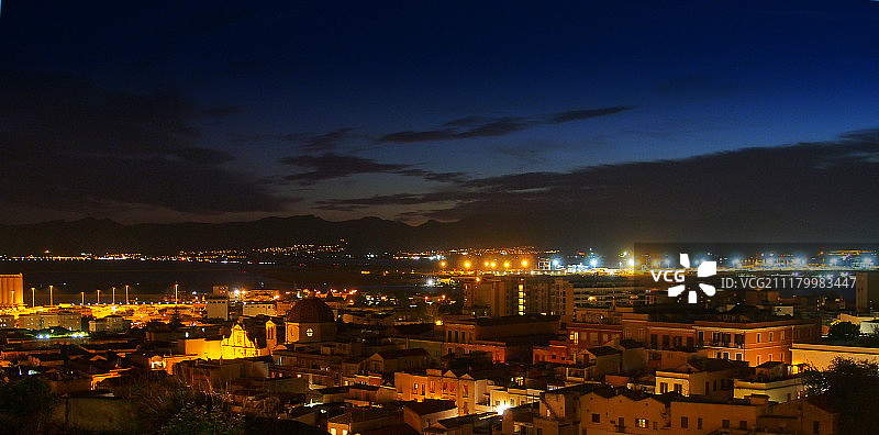 卡利亚里城市景观图片素材