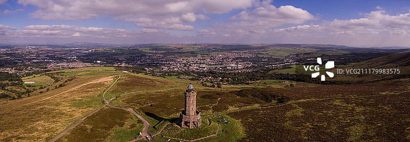 无人机全景图图片素材