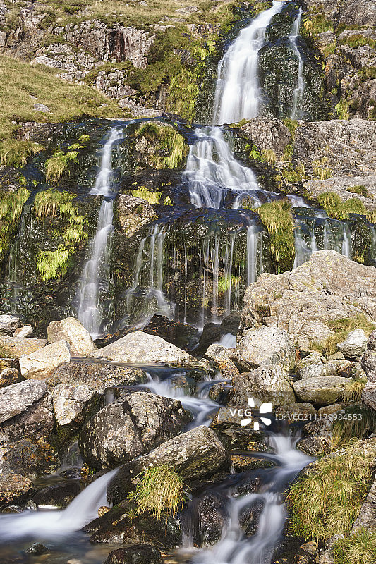 水坝瀑布景观图片素材