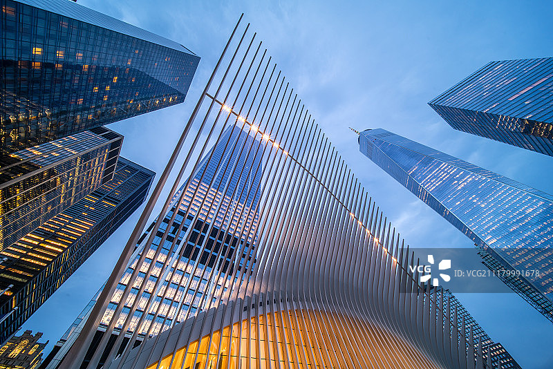 纽约世贸中心广场图片素材