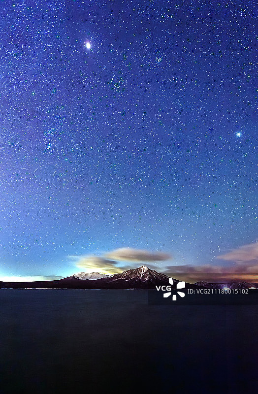 月亮的消失图片素材