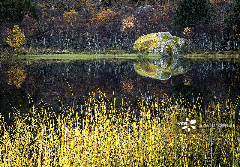 罗弗敦群岛格拉夫达尔风光图片素材