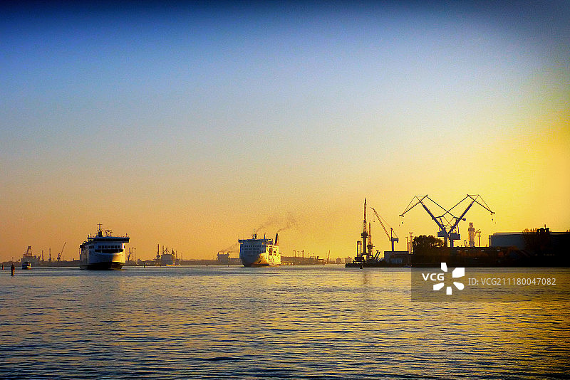 罗斯托克港口图片素材