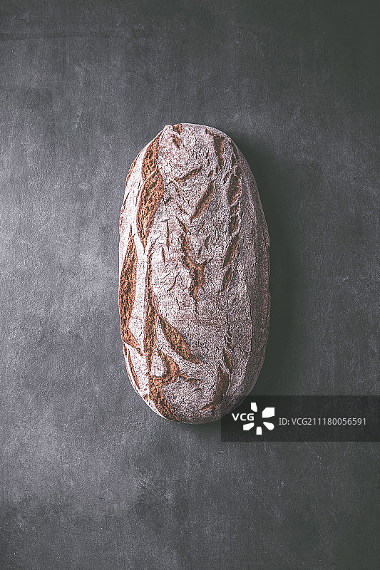 新鲜乡村面包图片素材