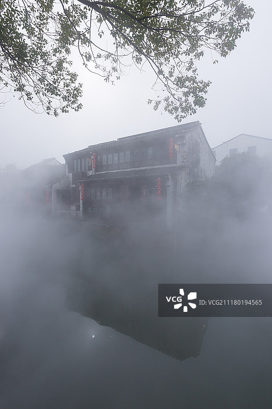 无锡荡口古镇风光图片素材