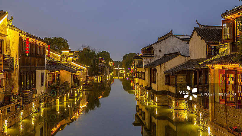 无锡荡口古镇风光图片素材