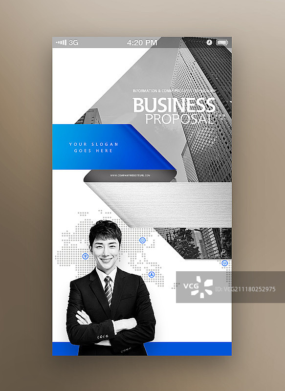 商务手机模板图片素材