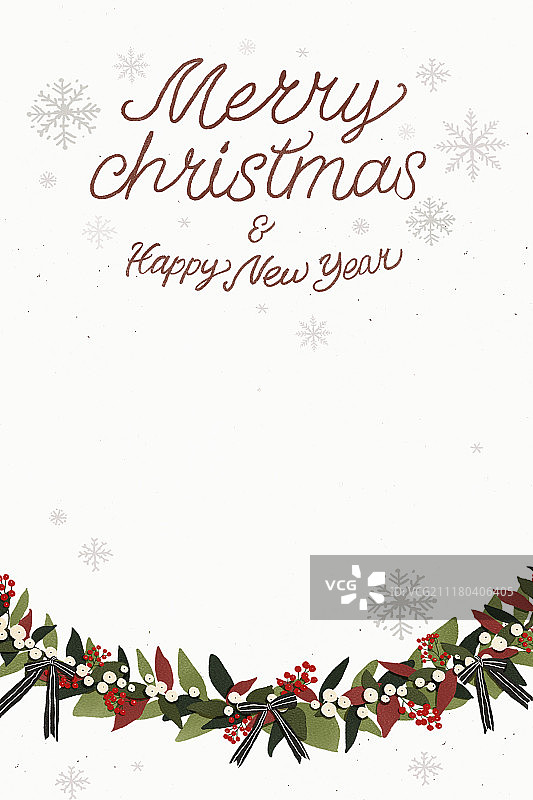 圣诞冬季圣诞卡活动图片素材