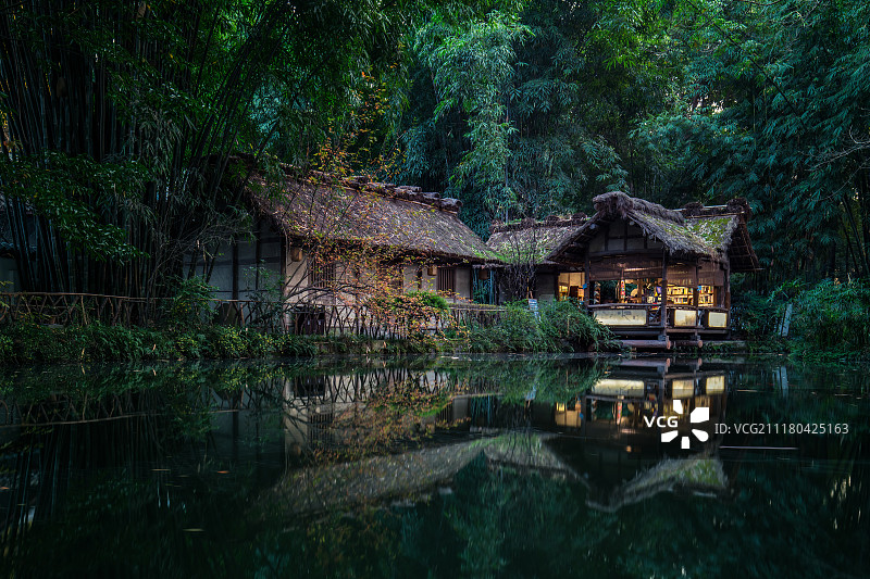 成都杜甫草堂图片素材