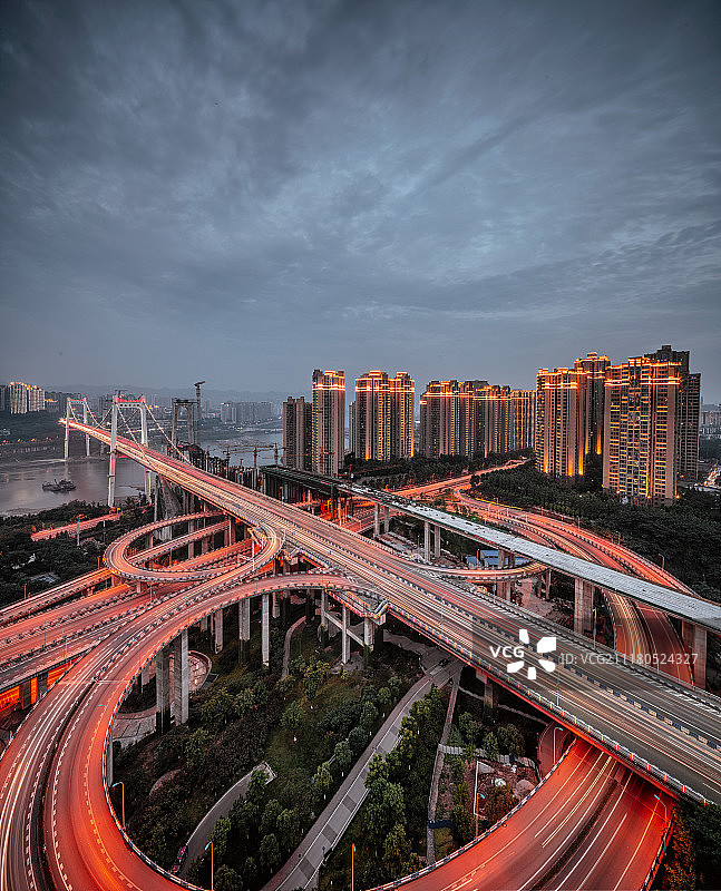 鹅公岩大桥图片素材