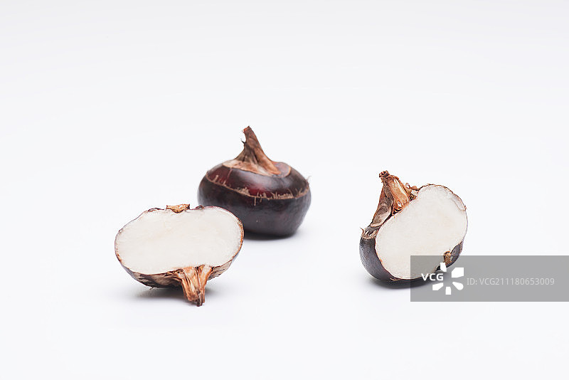 棚拍营养丰富的荸荠图片素材