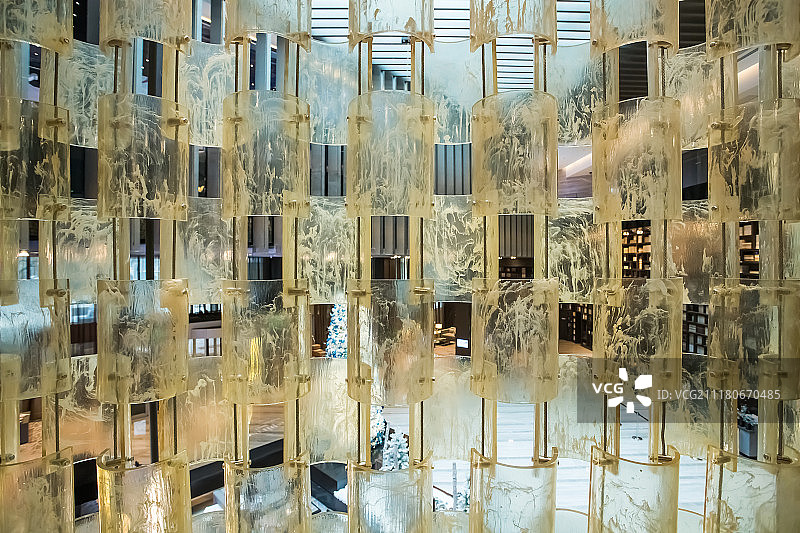 花纹玻璃墙图片素材