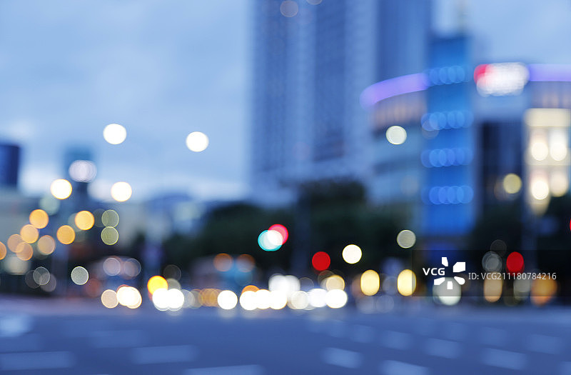 东京城市夜晚虚幻灯光图片素材