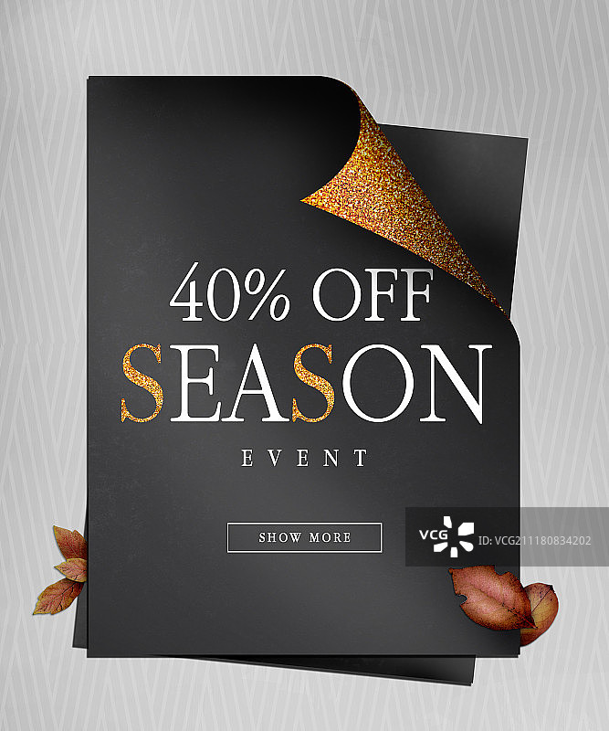 活动优惠券促销金色图片素材