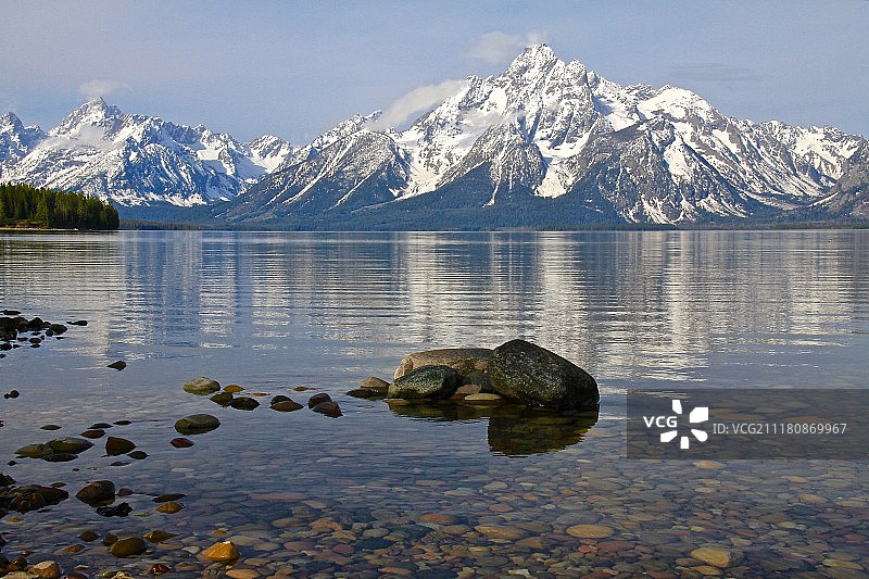 杰克逊湖图片素材