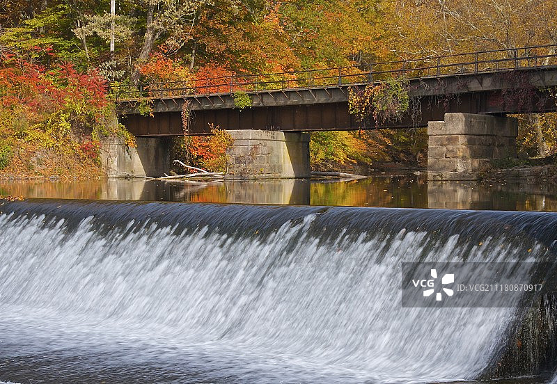 普拉斯维尔磨坊瀑布图片素材