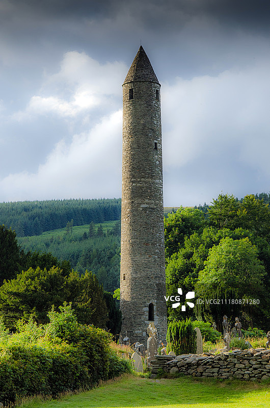 格兰达洛圆塔图片素材