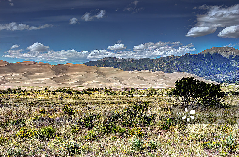 科罗拉多州的圣克里斯托山脉图片素材