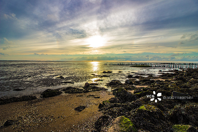 阳光下的不莱梅哈芬图片素材